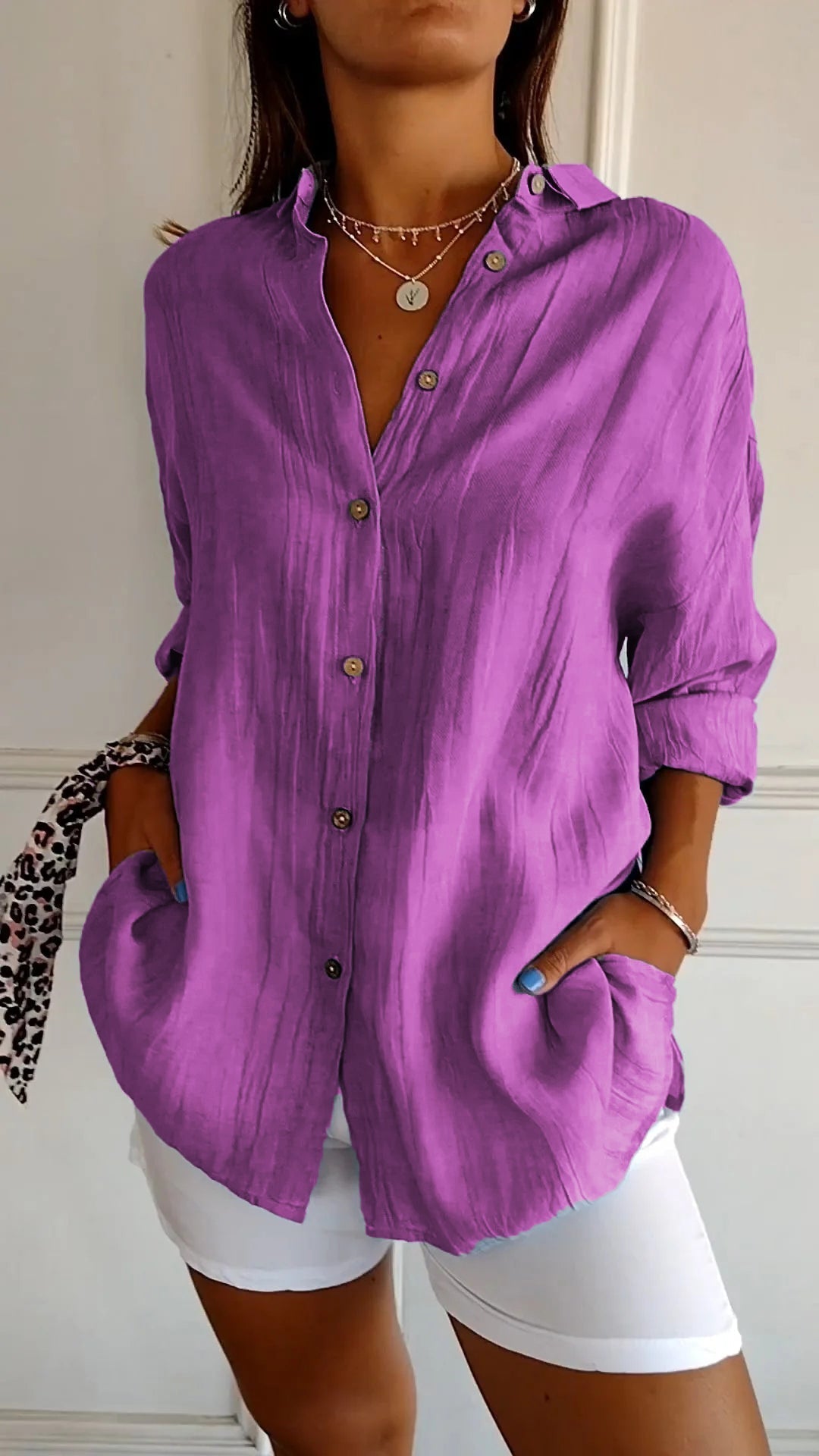 Kia - Blouse Oversized Élégante