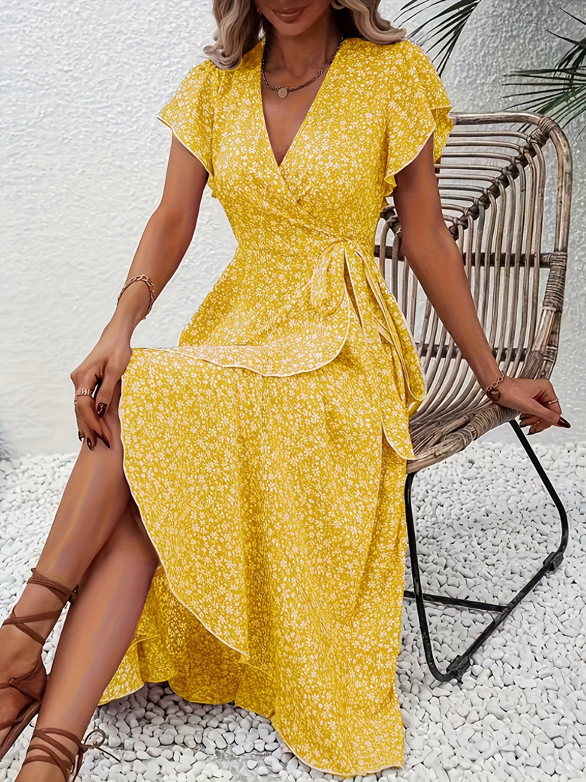 Maisonrivelle | Robe longue d'été intemporelle Elodie Grace