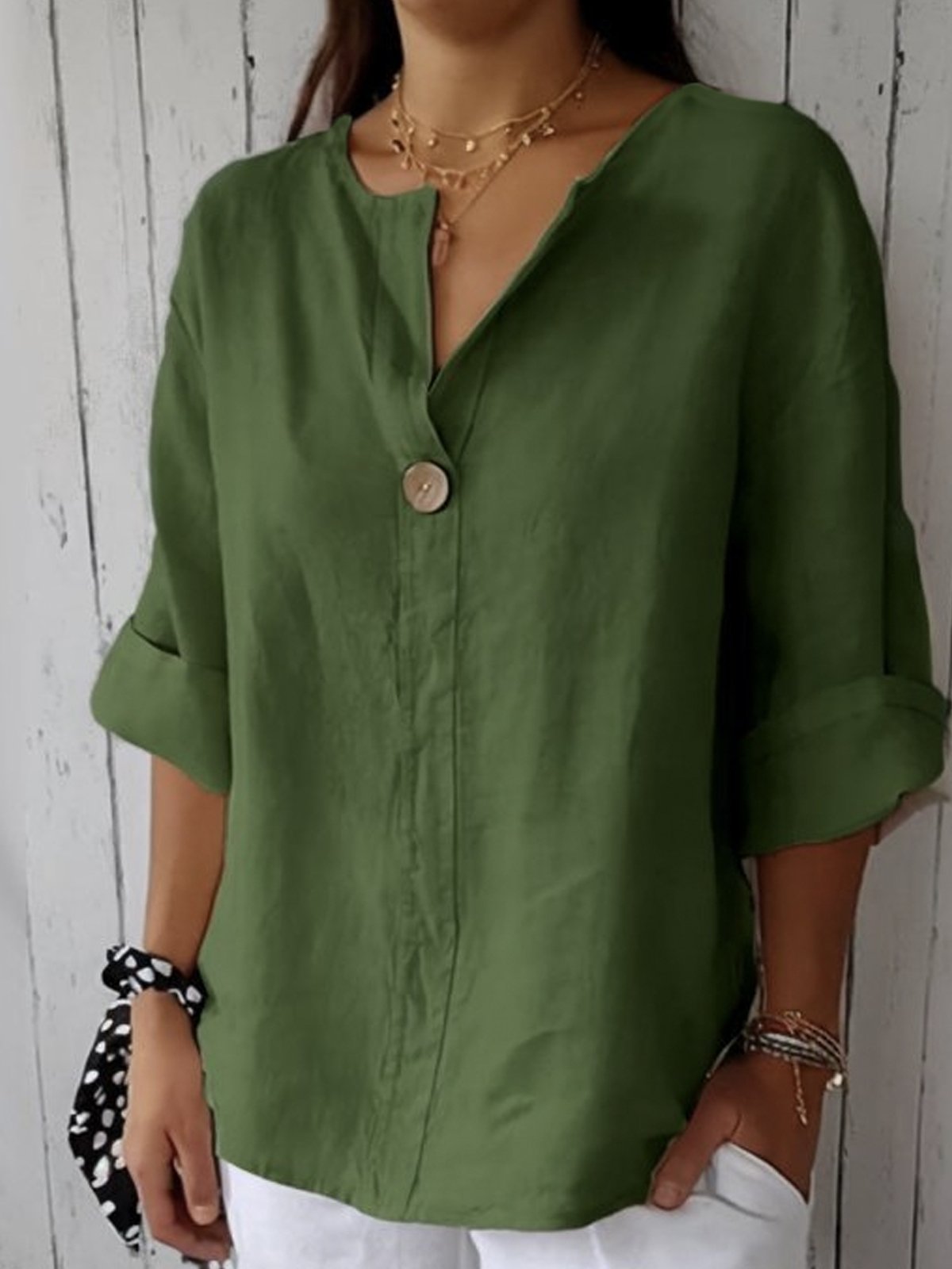 Jasmine - Blouse Décontractée Écologique