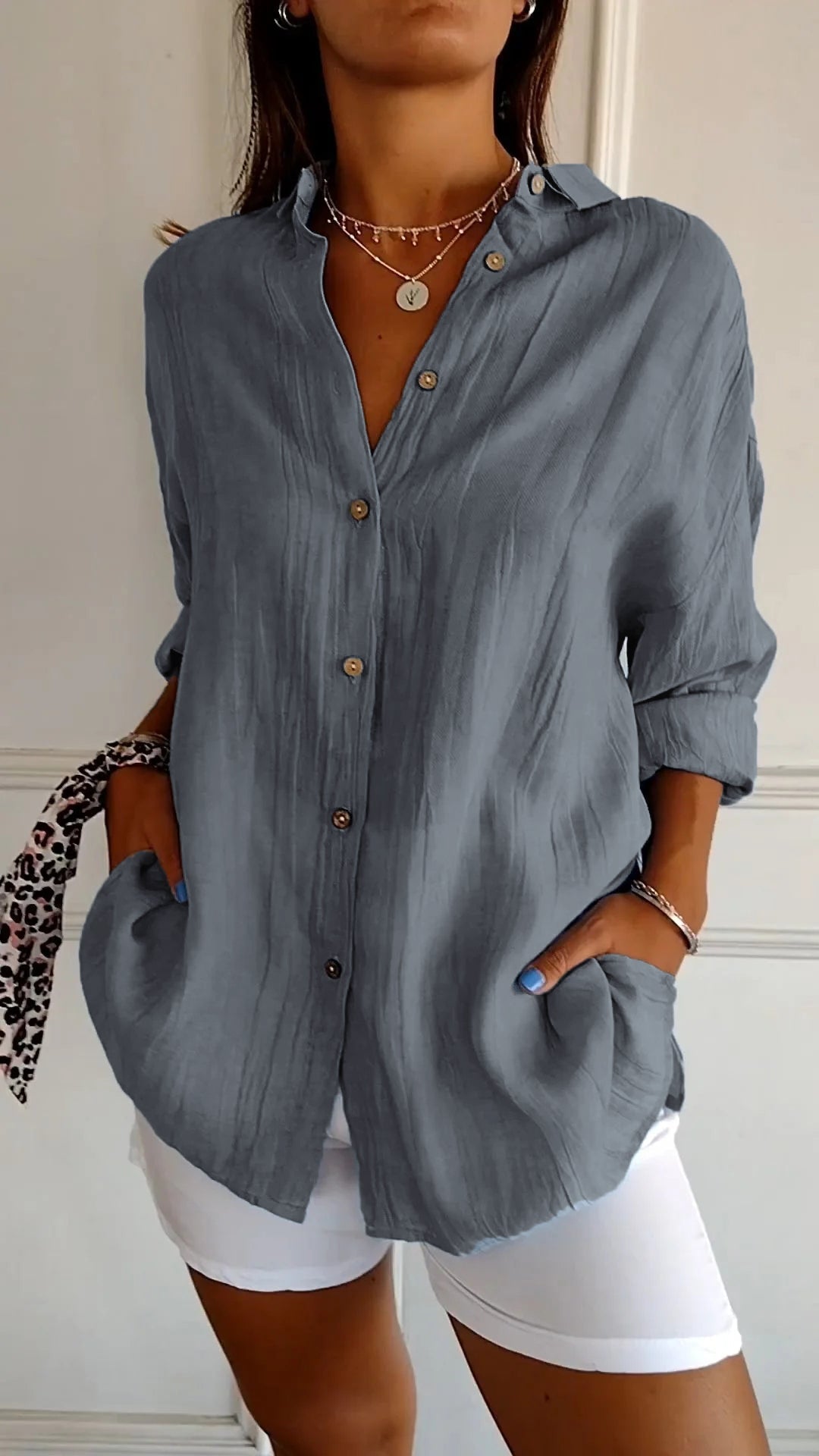 Kia - Blouse Oversized Élégante