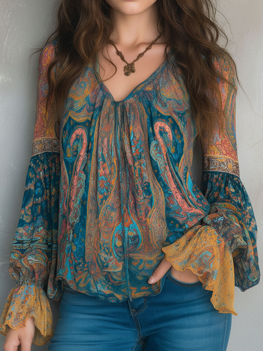 Sara - Blouse Bohémienne