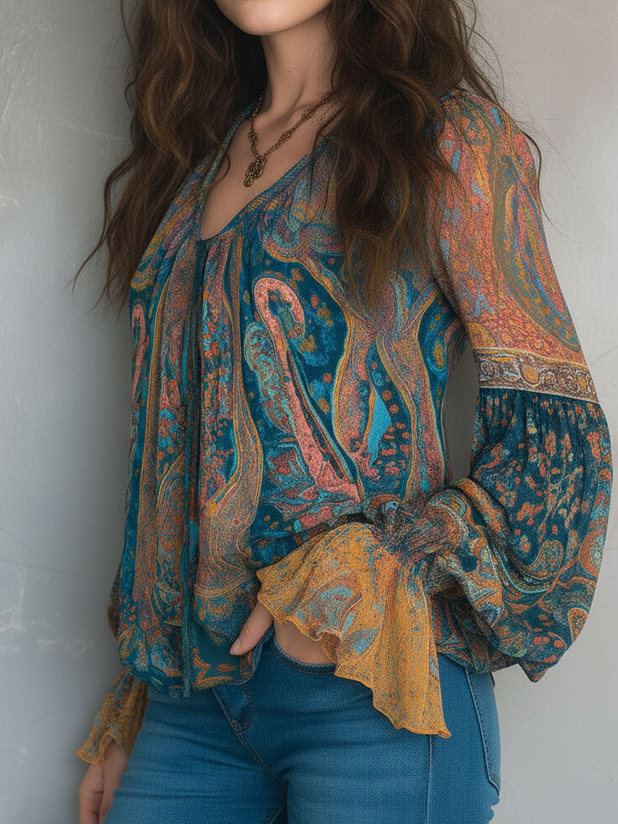 Sara - Blouse Bohémienne