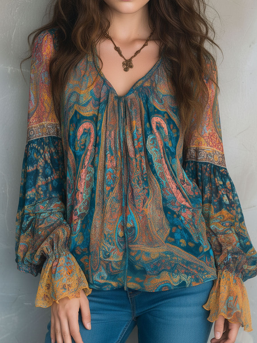Sara - Blouse Bohémienne