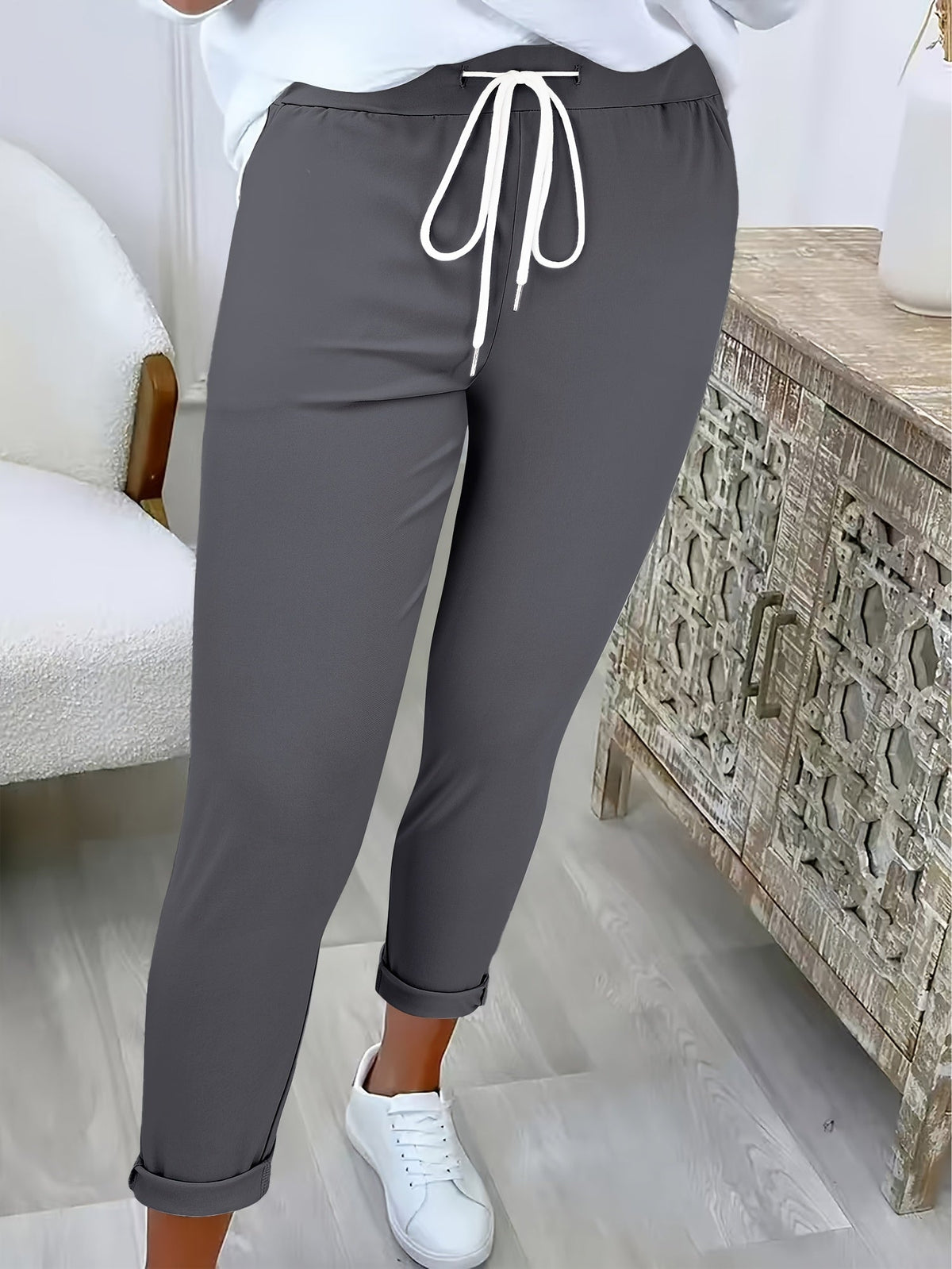 MOREAU LYON | PANTALONS MODERNES À CORDON DE SERRAGE POUR FEMMES