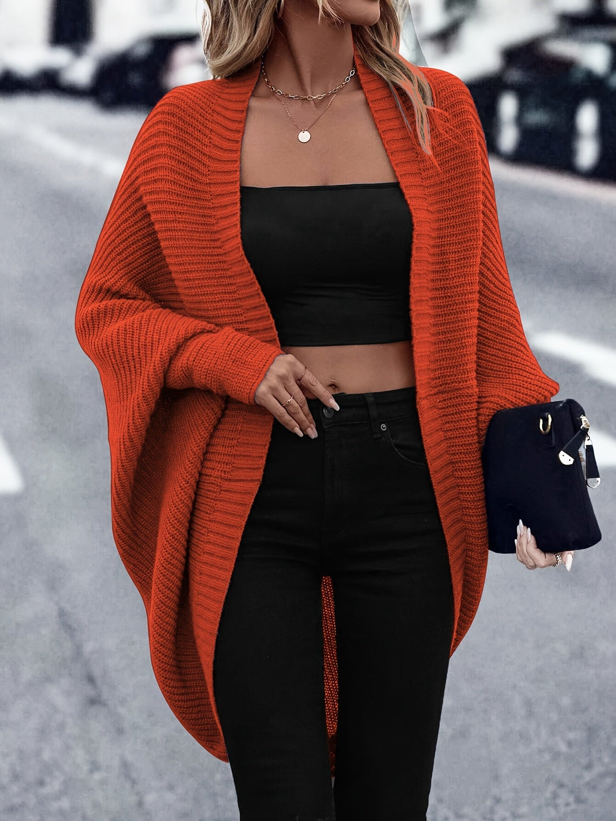 MOREAU LYON | GILET EN TRICOT SURDIMENSIONNÉE POUR FEMMES