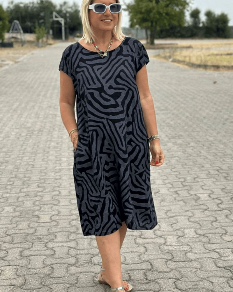Maisonrivelle | Robe d'été imprimée Amara