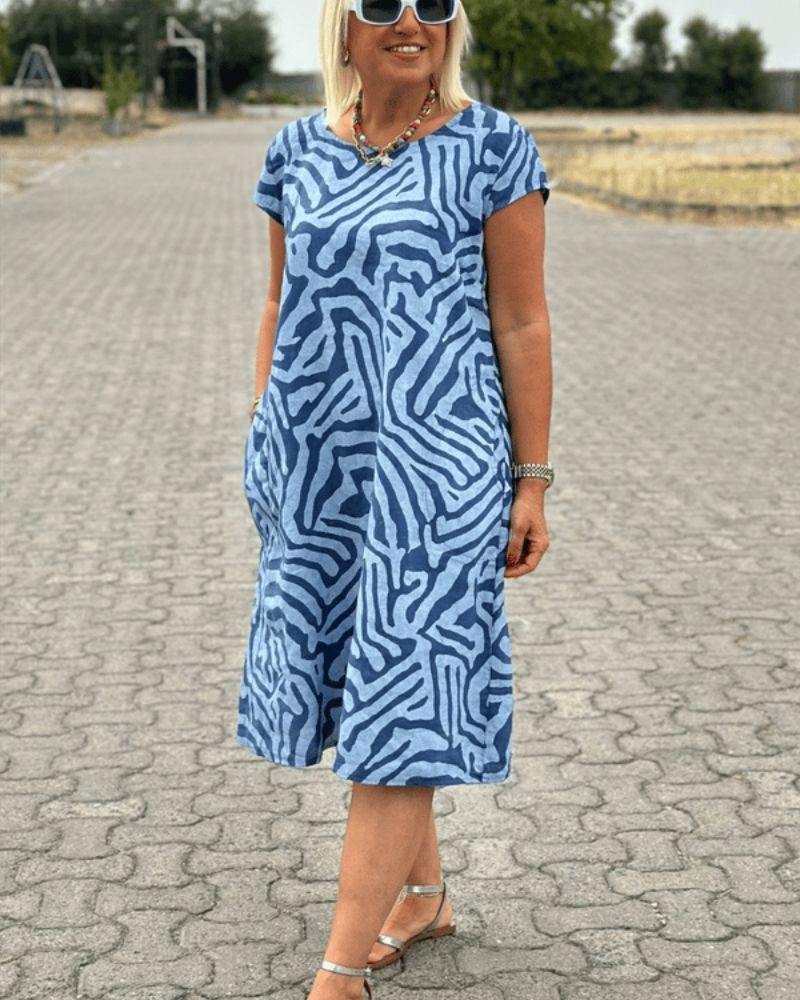 Maisonrivelle | Robe d'été imprimée Amara