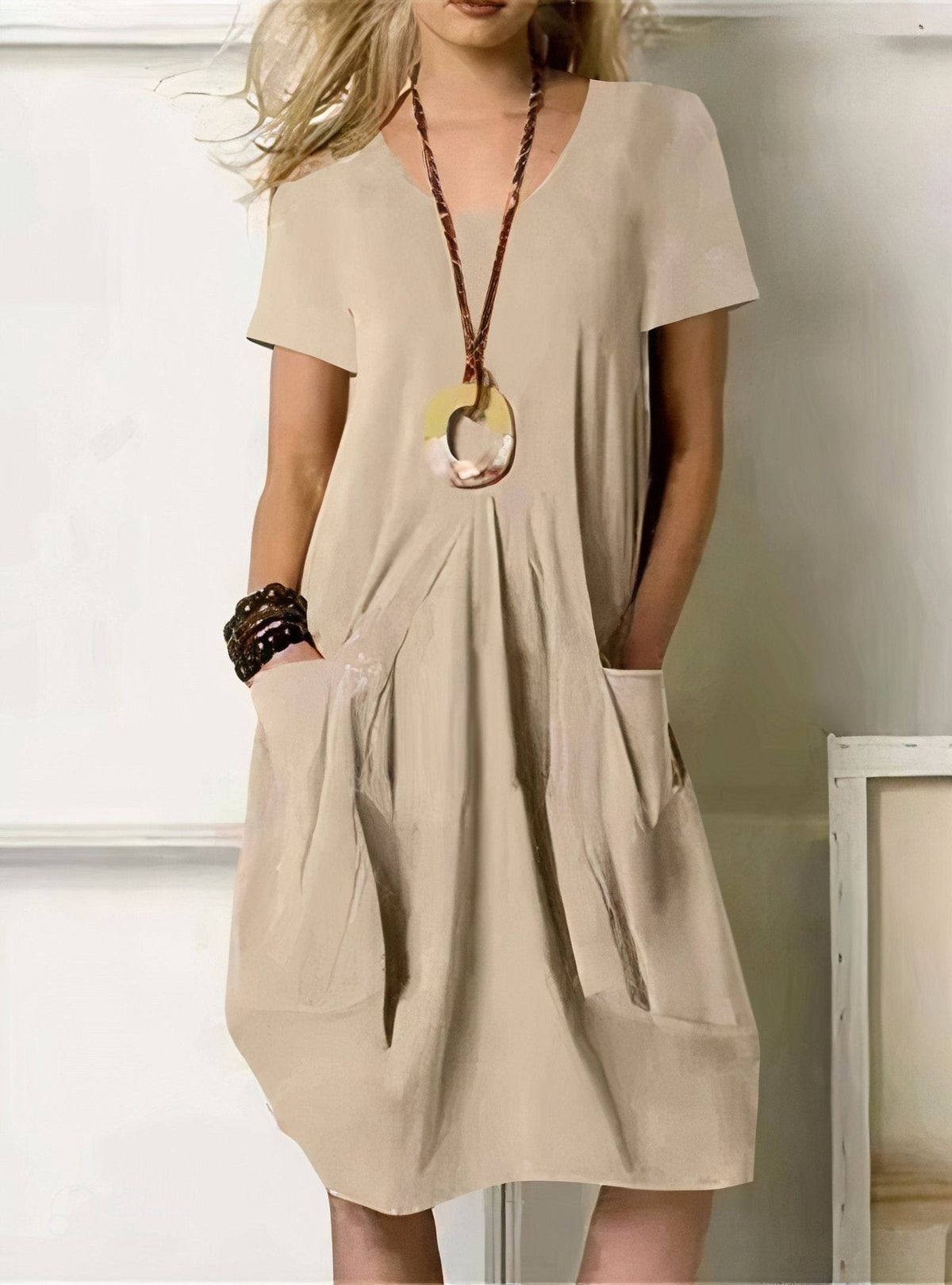 MOREAU LYON | ROBE MIDI FLUIDE POUR FEMMES