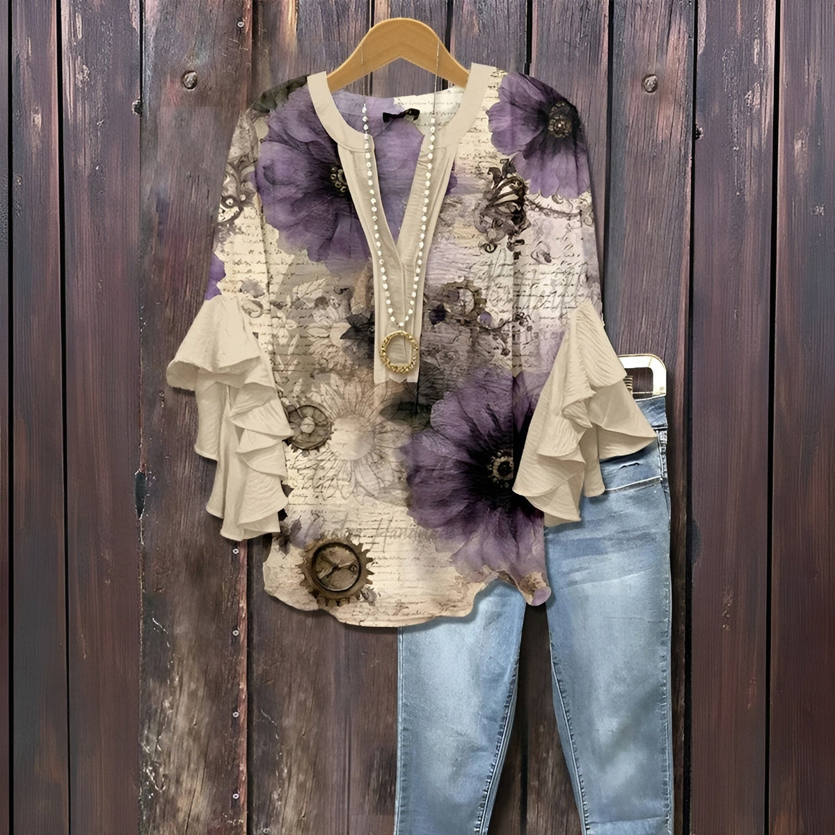 Elisabet - Blouse Estivale Décontractée