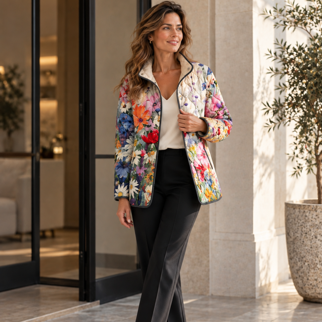 Veste Matelassée Fleurs des Champs Manon