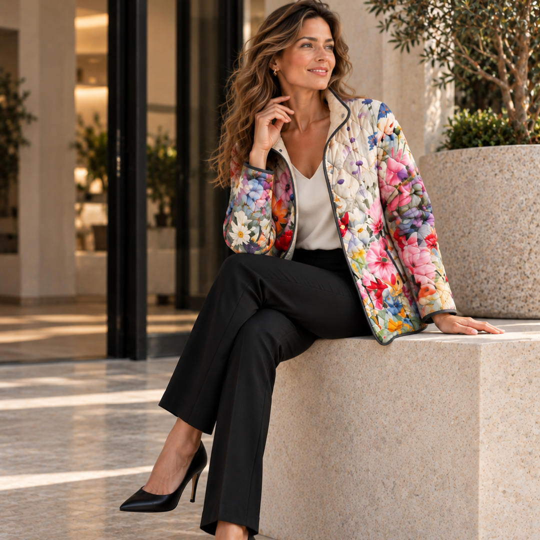 Veste Matelassée Fleurs des Champs Manon