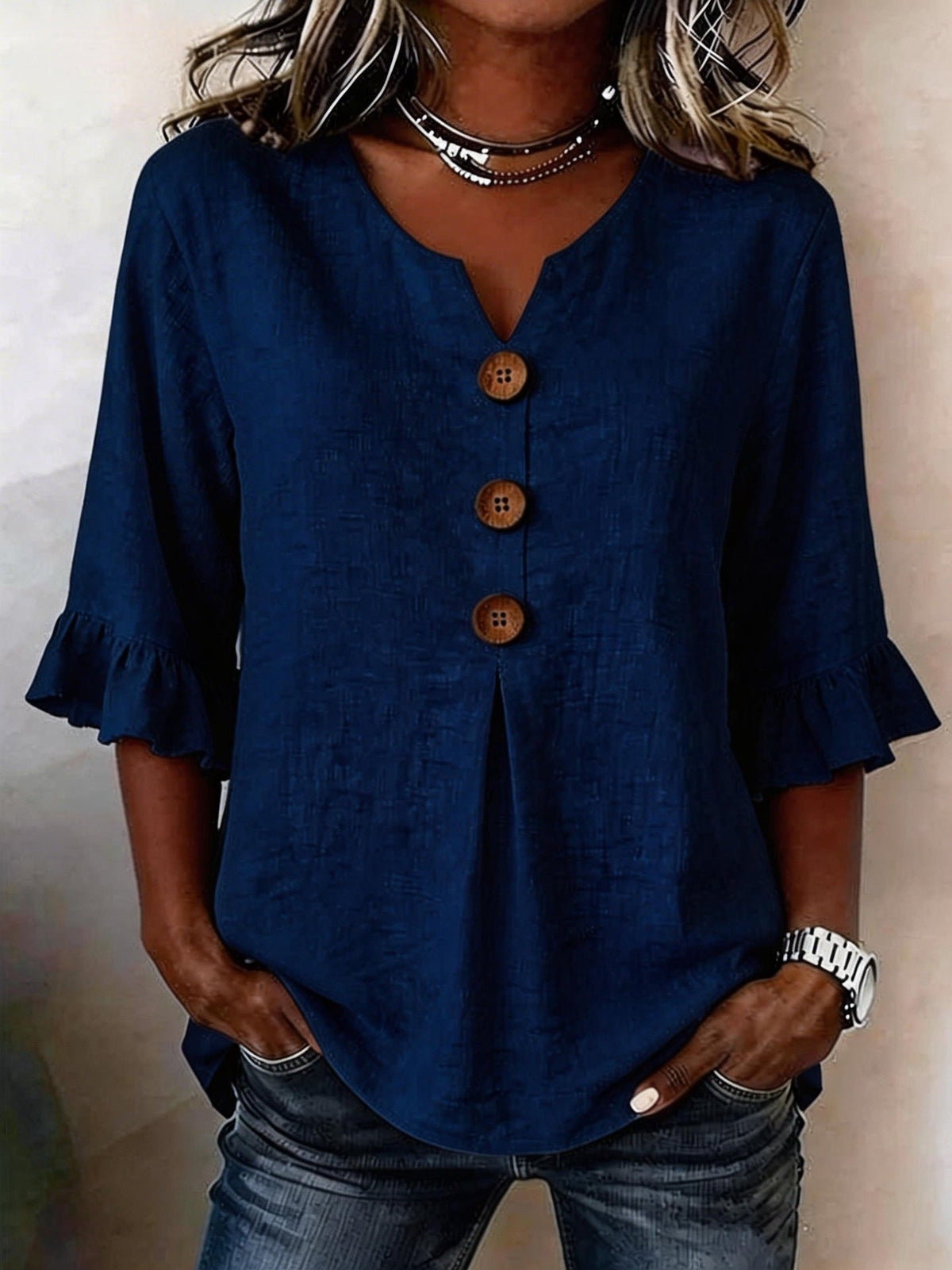 MOREAU LYON | BLOUSE À VOLANTS ROMANTIQUE POUR FEMMES