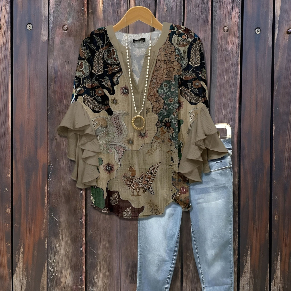 Elisabet - Blouse Estivale Décontractée