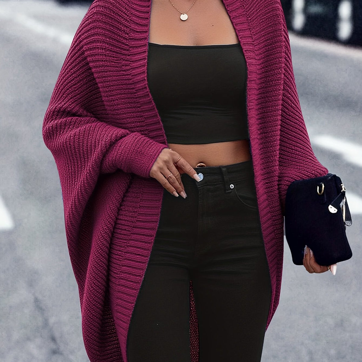 MOREAU LYON | GILET EN TRICOT SURDIMENSIONNÉE POUR FEMMES