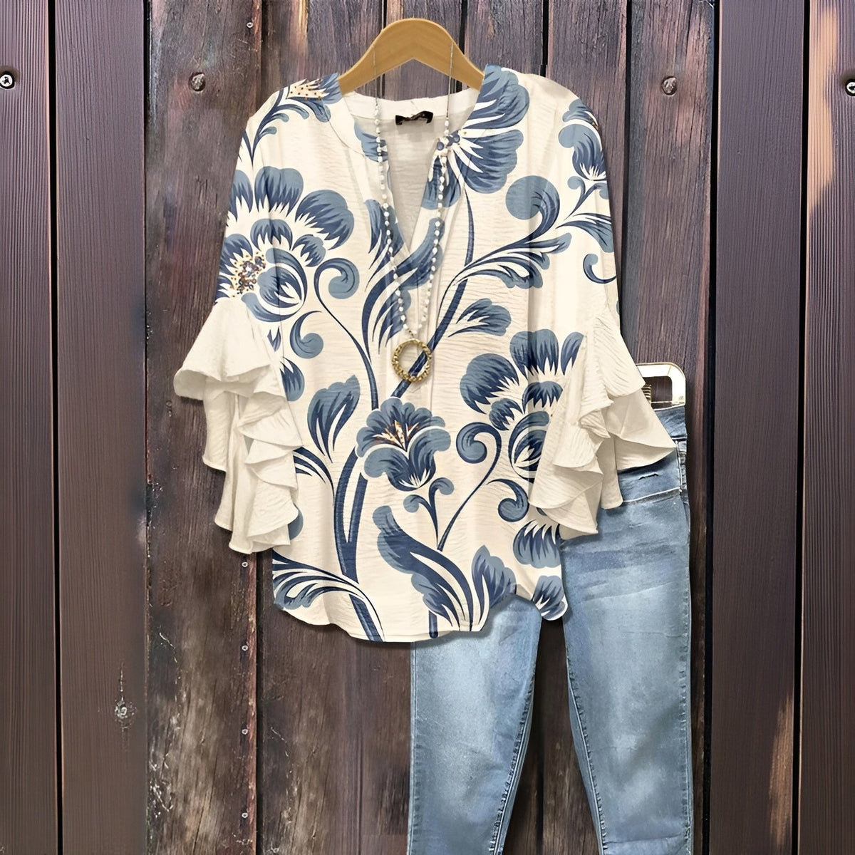 Elisabet - Blouse Estivale Décontractée