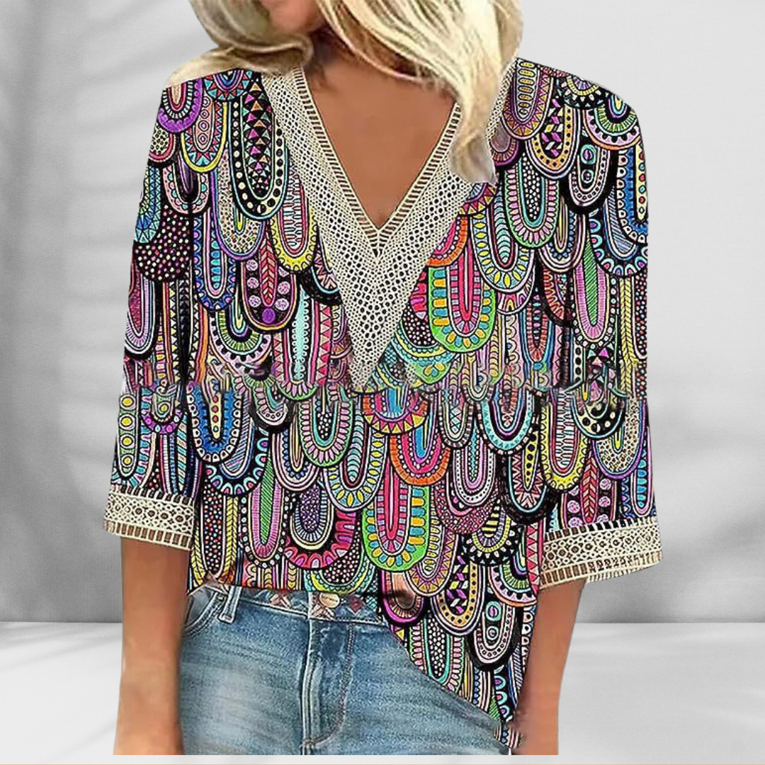 Alis - Blouse Boho Élégante