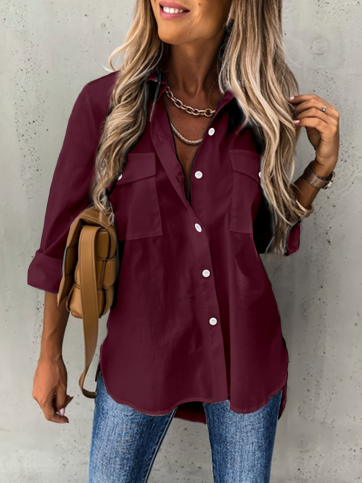 MOREAU LYON | CHEMISE FORMELLE CLASSIQUE À MANCHES LONGUES POUR FEMMES