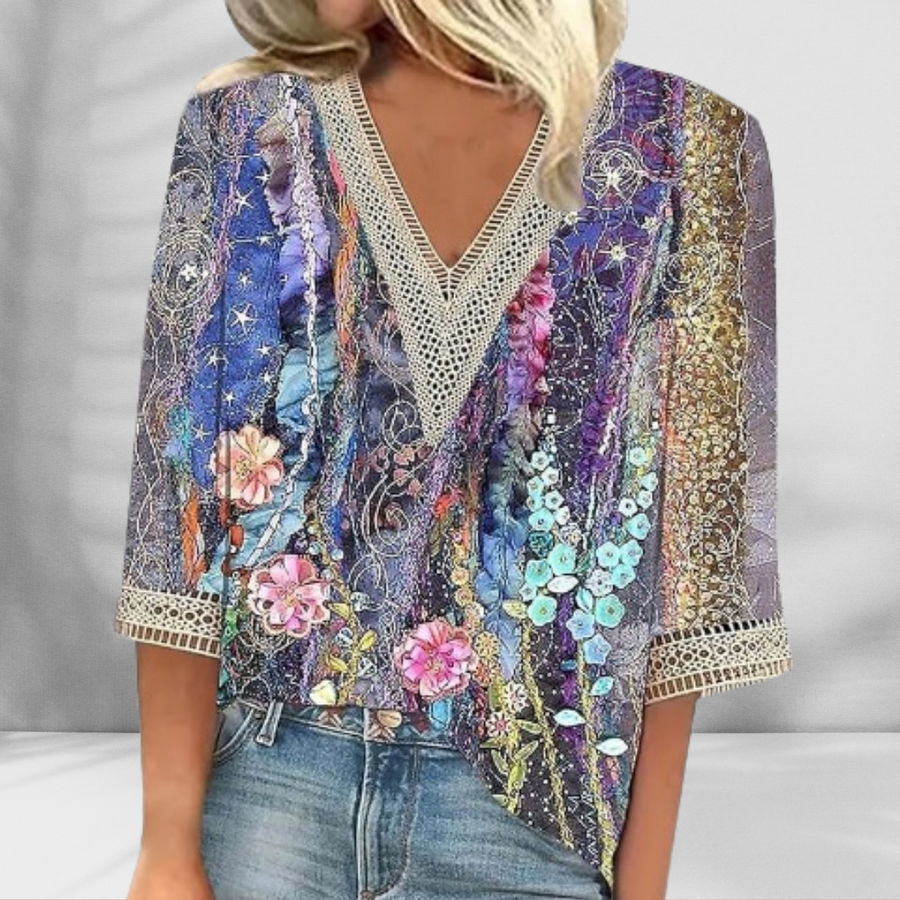 Alis - Blouse Boho Élégante