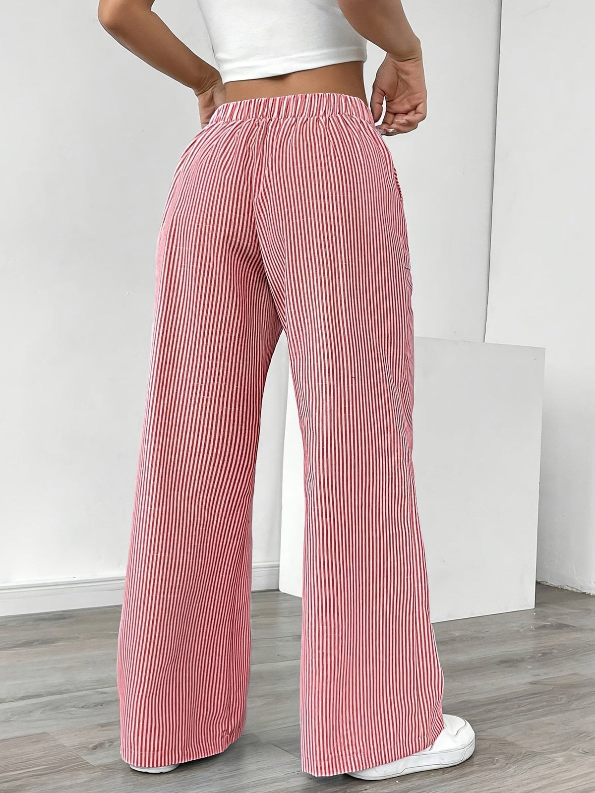 MOREAU LYON | PANTALONS AMPLE RAYÉS POUR FEMMES