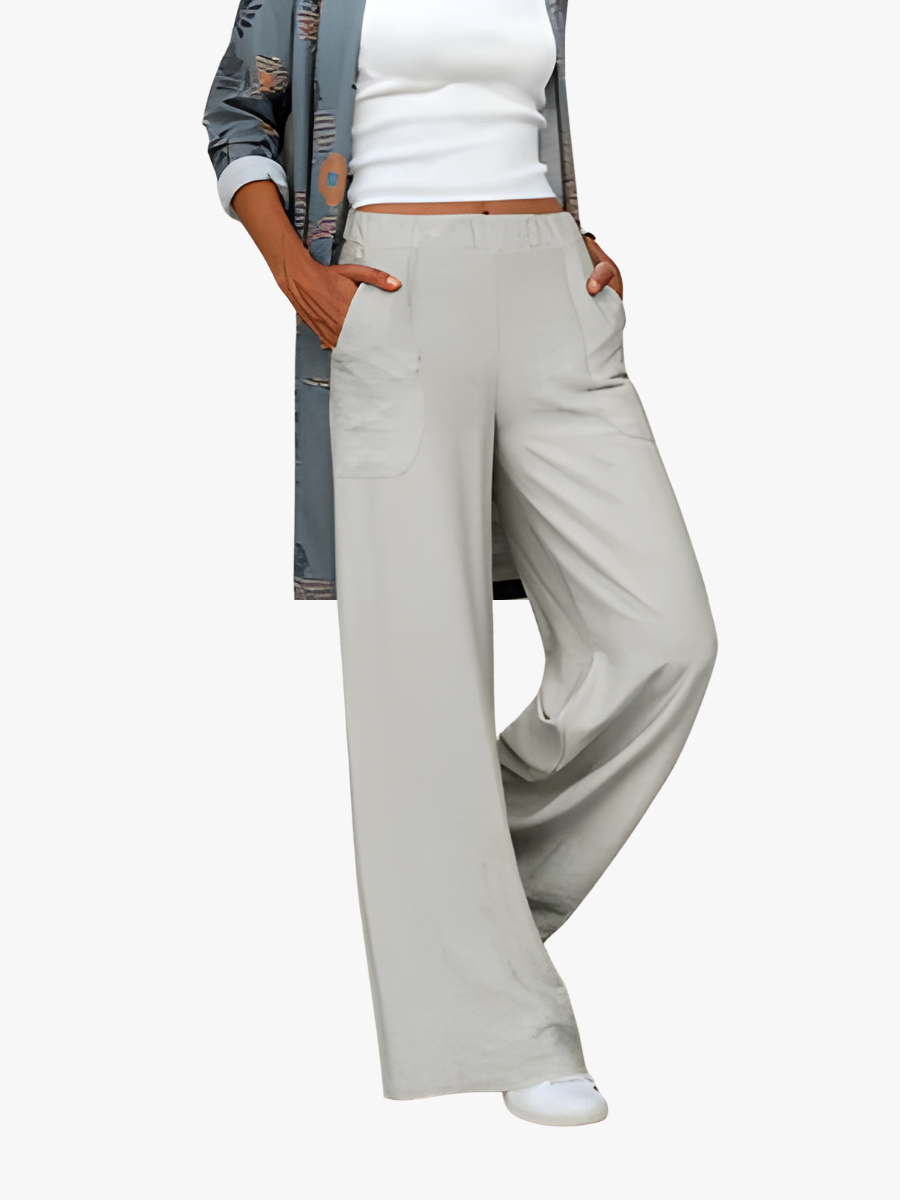 MOREAU LYON | PANTALON À JAMBES LARGES POUR FEMMES