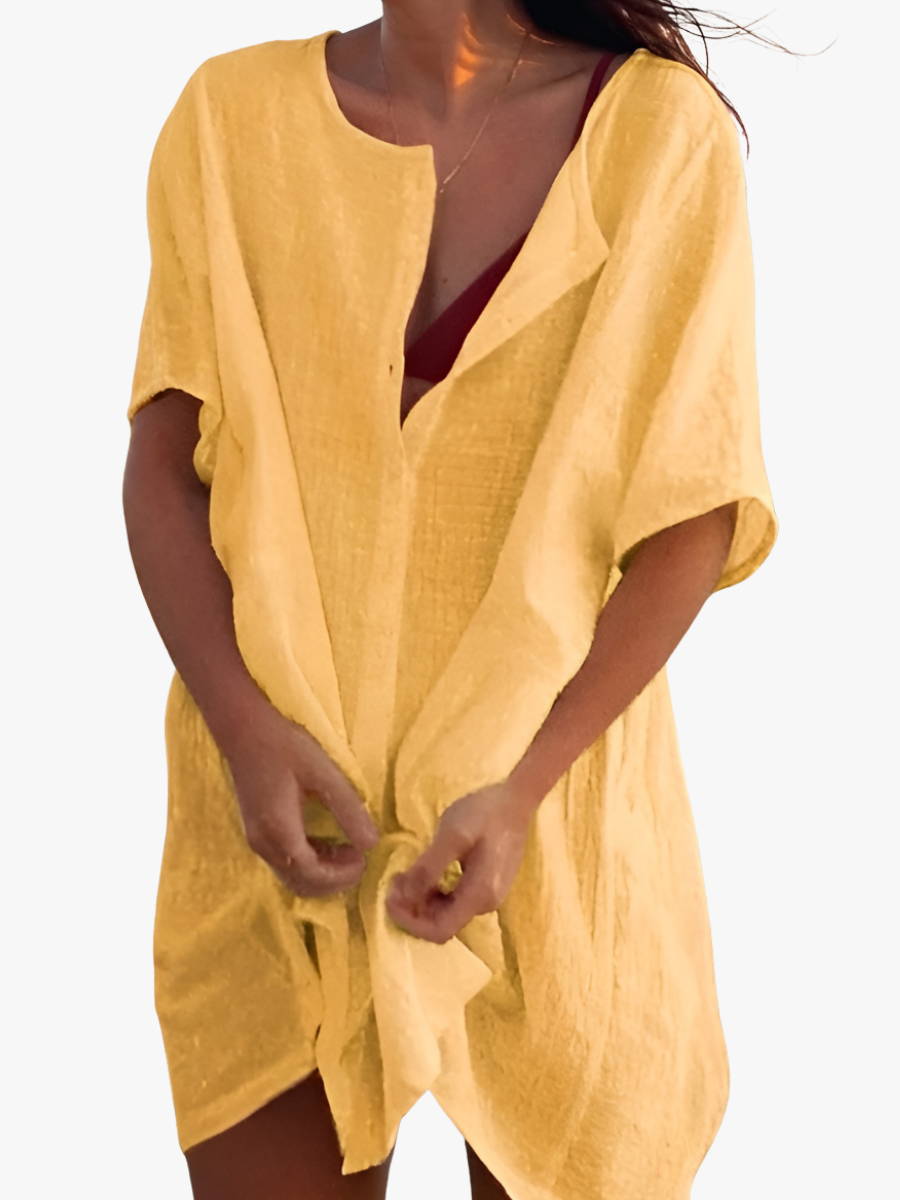 MOREAU LYON | BLOUSE ÉLÉGANTE COL EN V POUR FEMMES