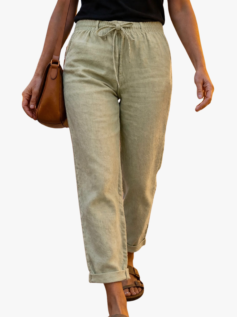 MOREAU LYON | PANTALON TAILLE D'ÉTÉ POUR FEMME
