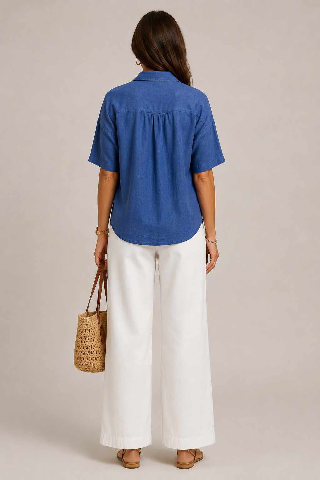 MOREAU LYON | CHIC BLOUSE À COL EN V POUR FEMMES