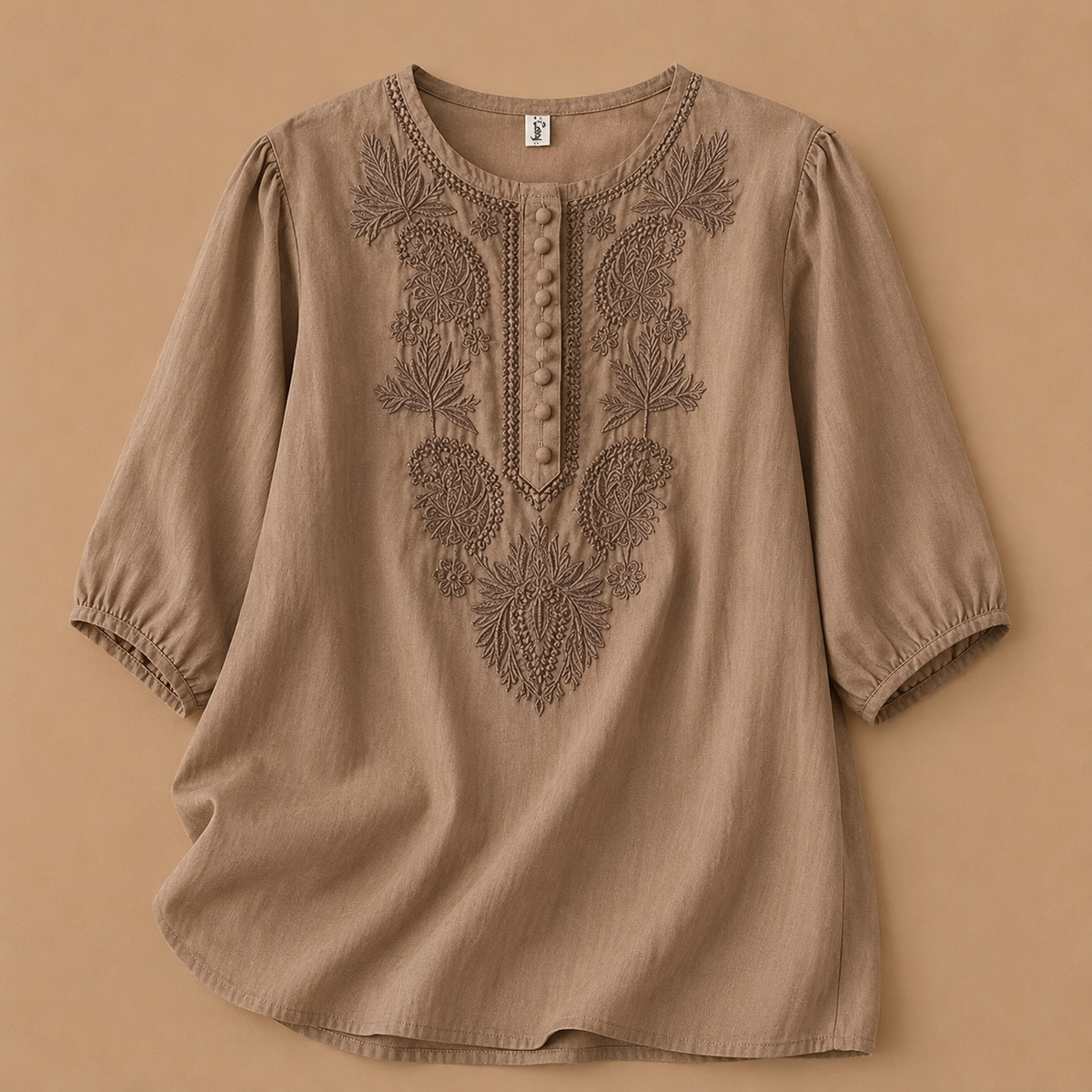 MOREAU LYON | BLOUSE CLASSIQUE BRODÉE POUR FEMMES
