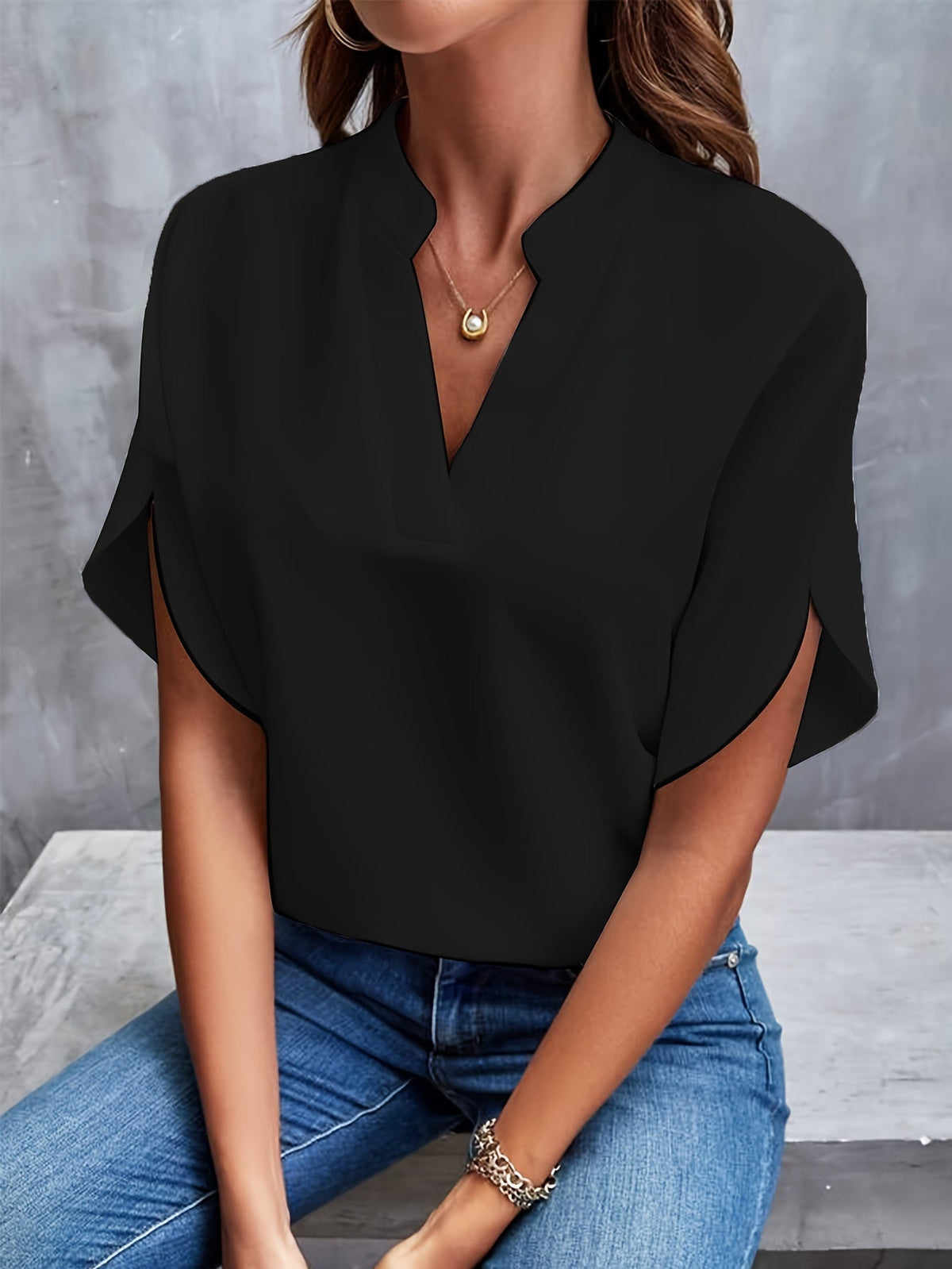 Vivian - Élégance Polyvalente Blouse