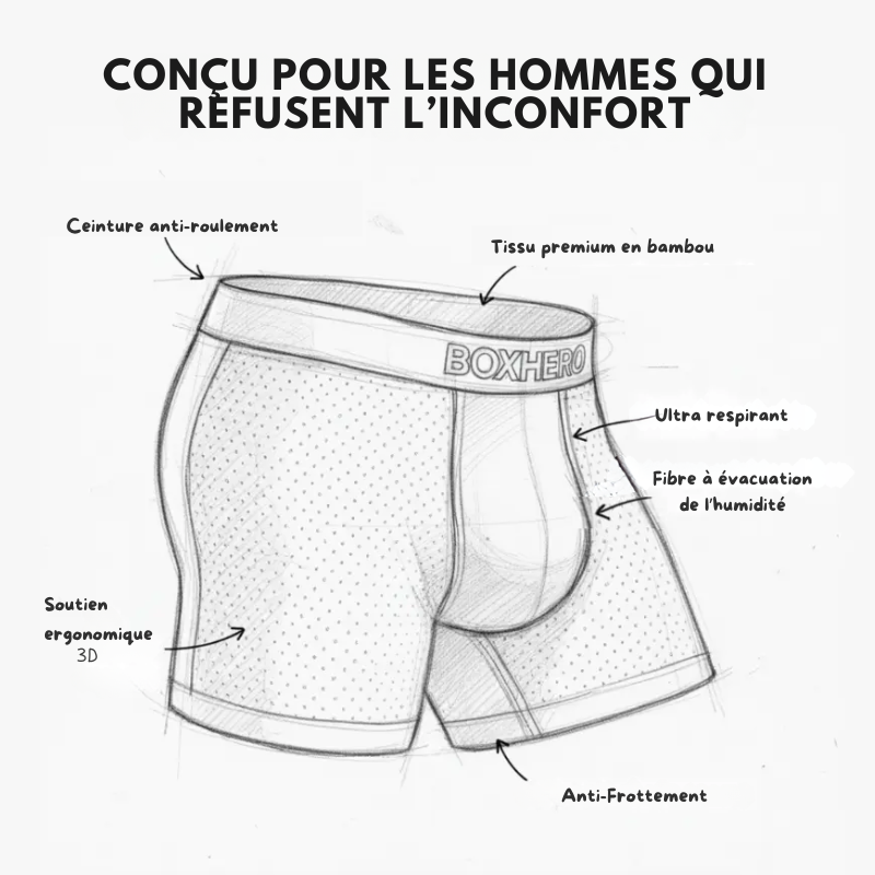 Boxers réinventés : le confort du bambou qui vous suit à chaque mouvement