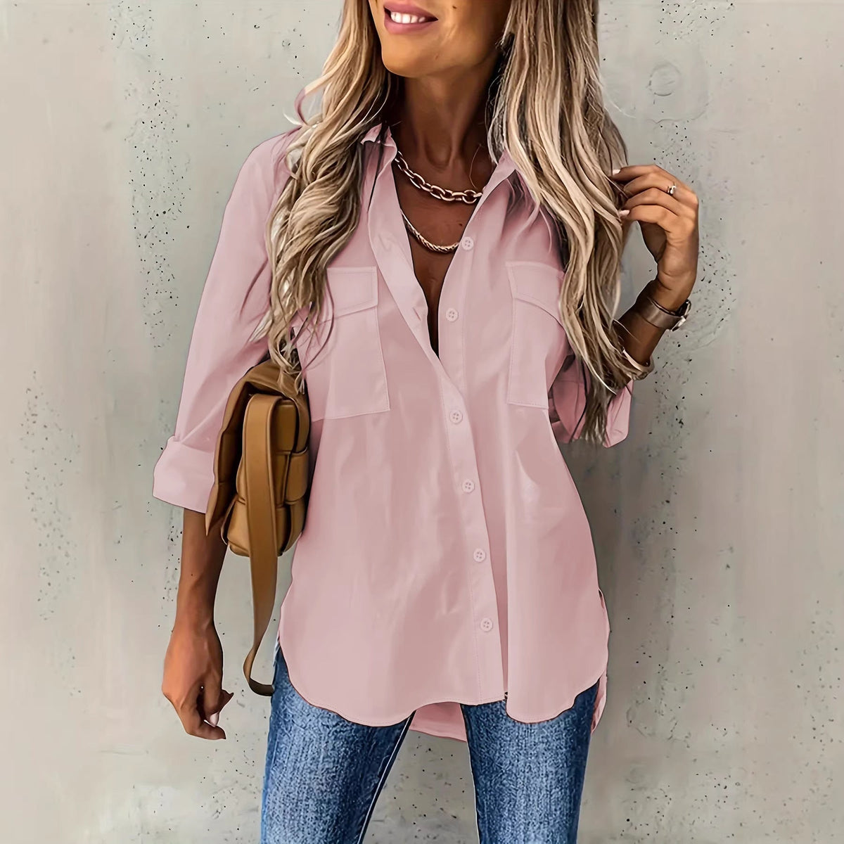 MOREAU LYON | CHEMISE FORMELLE CLASSIQUE À MANCHES LONGUES POUR FEMMES
