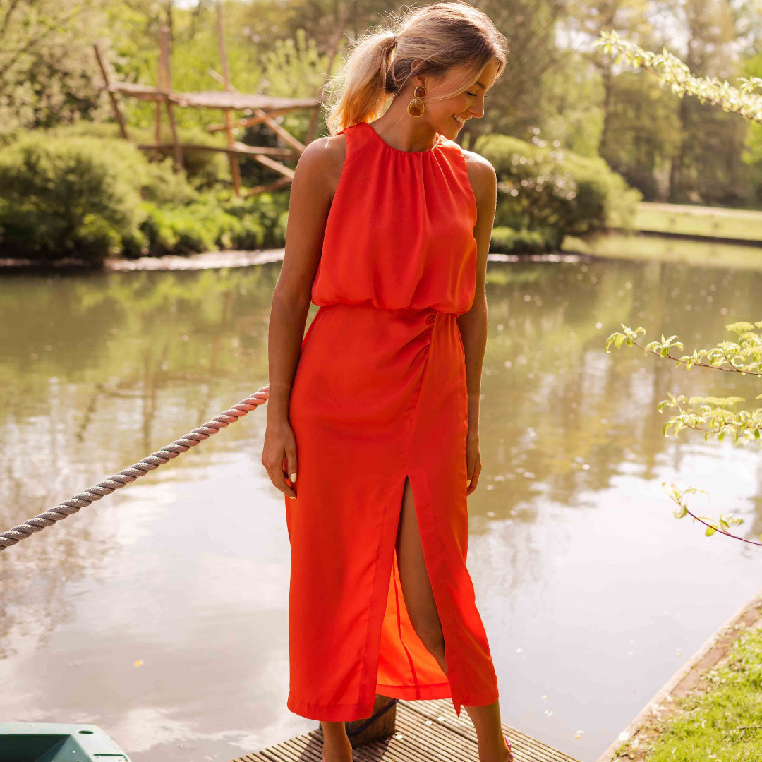 Maisonrivelle | Robe midi élégante Liene