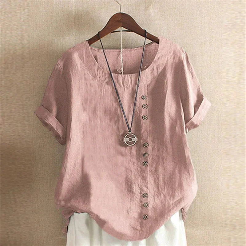 Laura - Élégante Blouse Décontractée