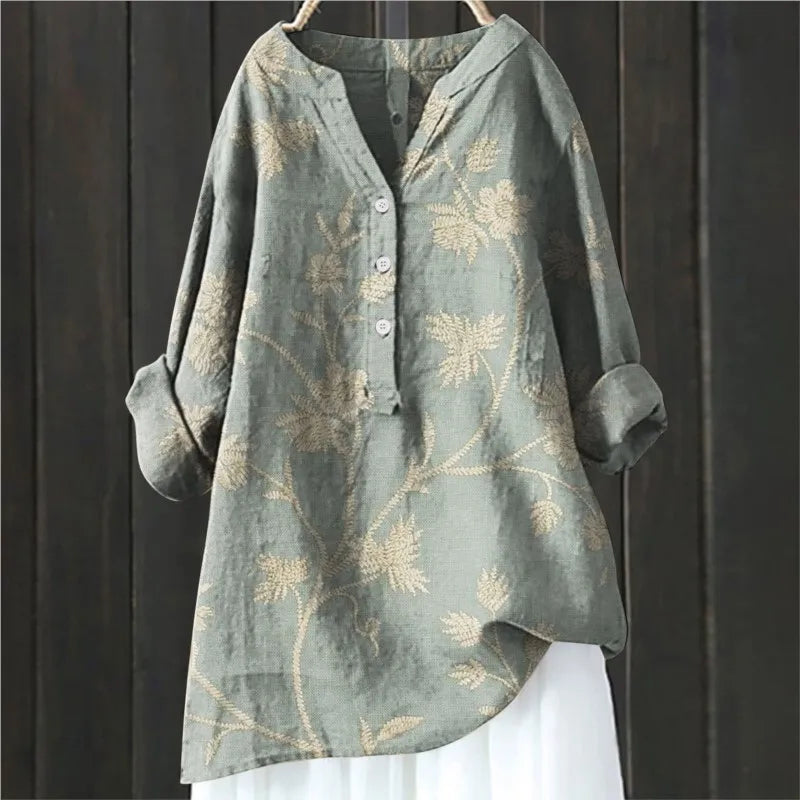 Daniela - Élégante Blouse Fleurie