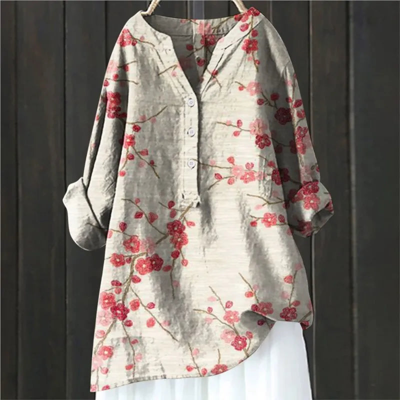 Daniela - Élégante Blouse Fleurie