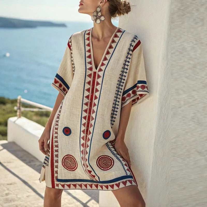 Xalviere | Adela Elegante Strandjurk Zomerstijl Dames