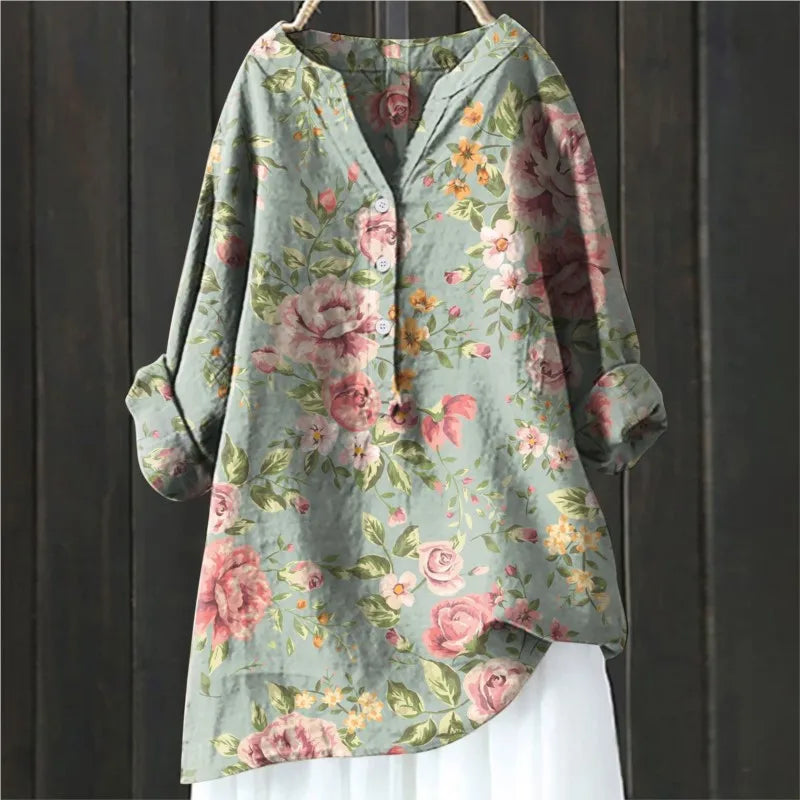 Daniela - Élégante Blouse Fleurie