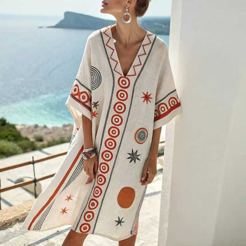 Xalviere | Neha Elegante Strandjurk Onvergetelijke Zomerlooks