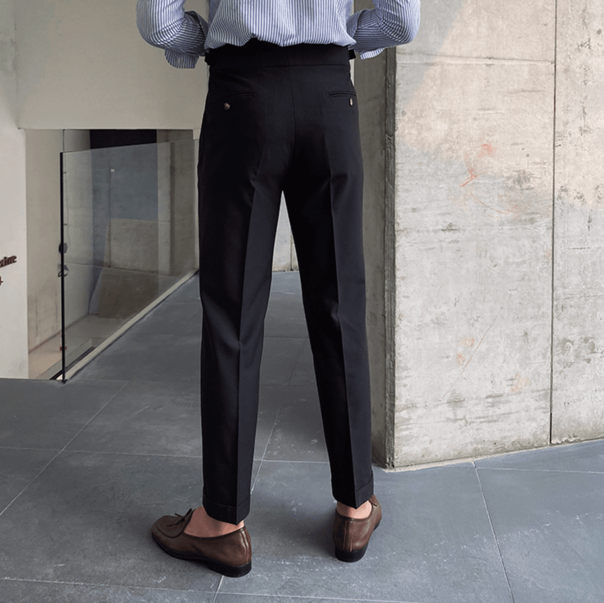Edward - Pantalons Taille Haute Élégants