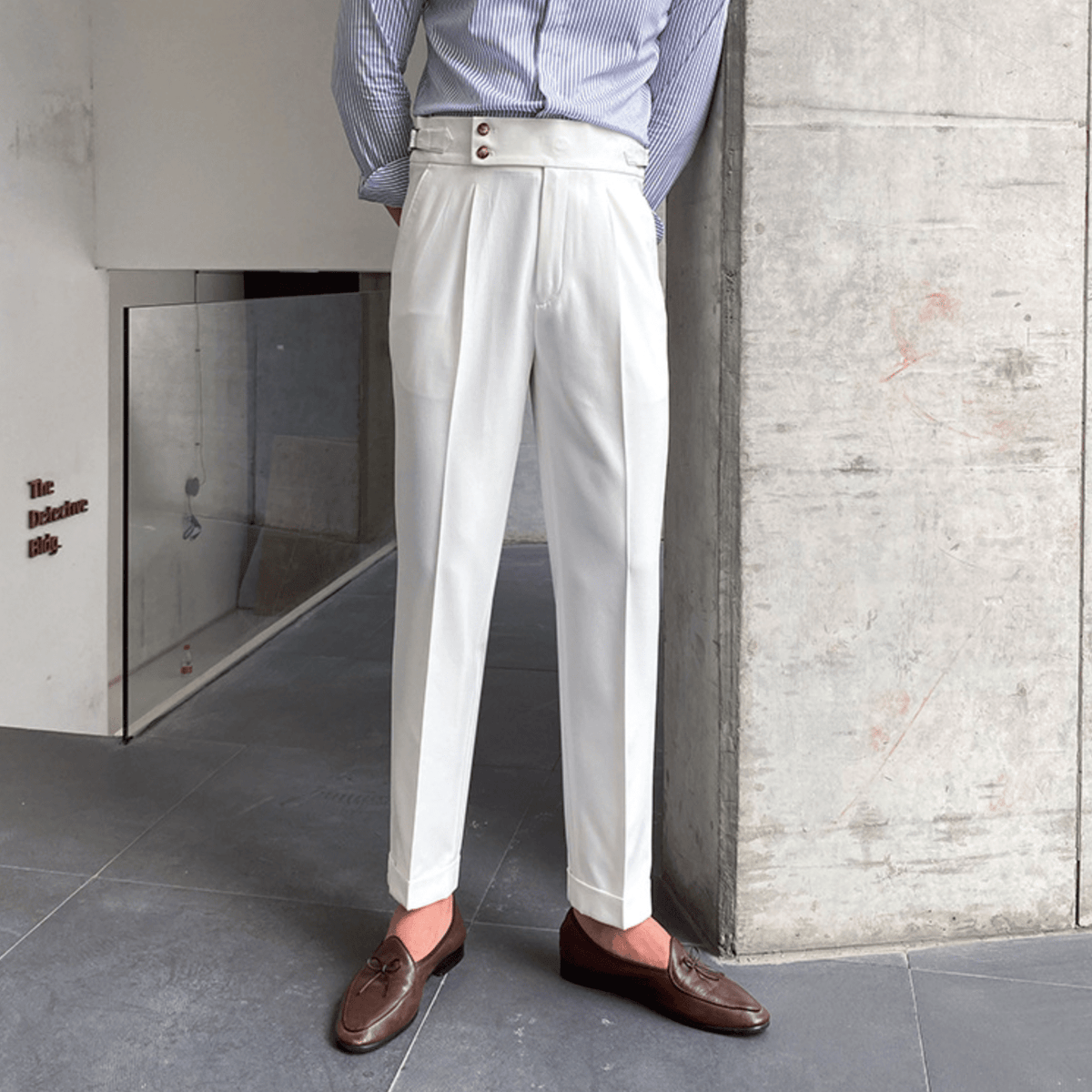 Edward - Pantalons Taille Haute Élégants