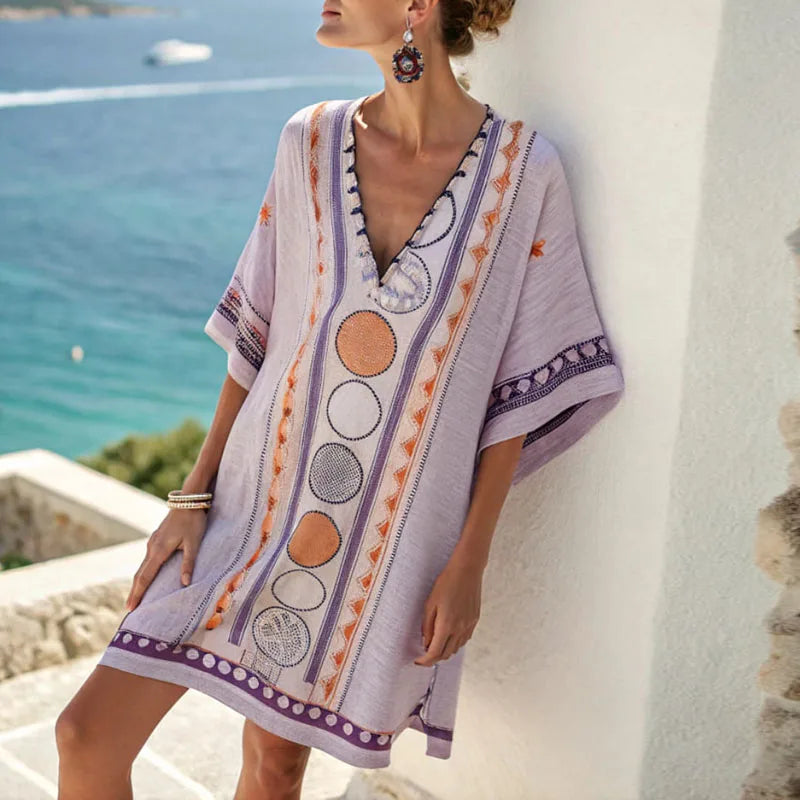 Xalviere | Patsy Elegante Strandjurk Moeiteloze Strandstijl