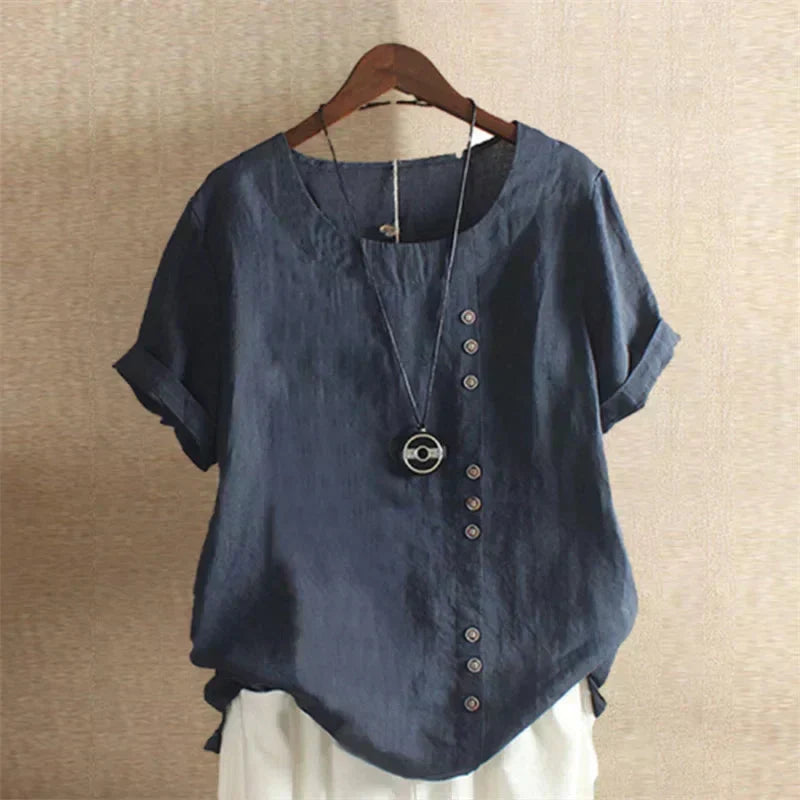 Laura - Élégante Blouse Décontractée