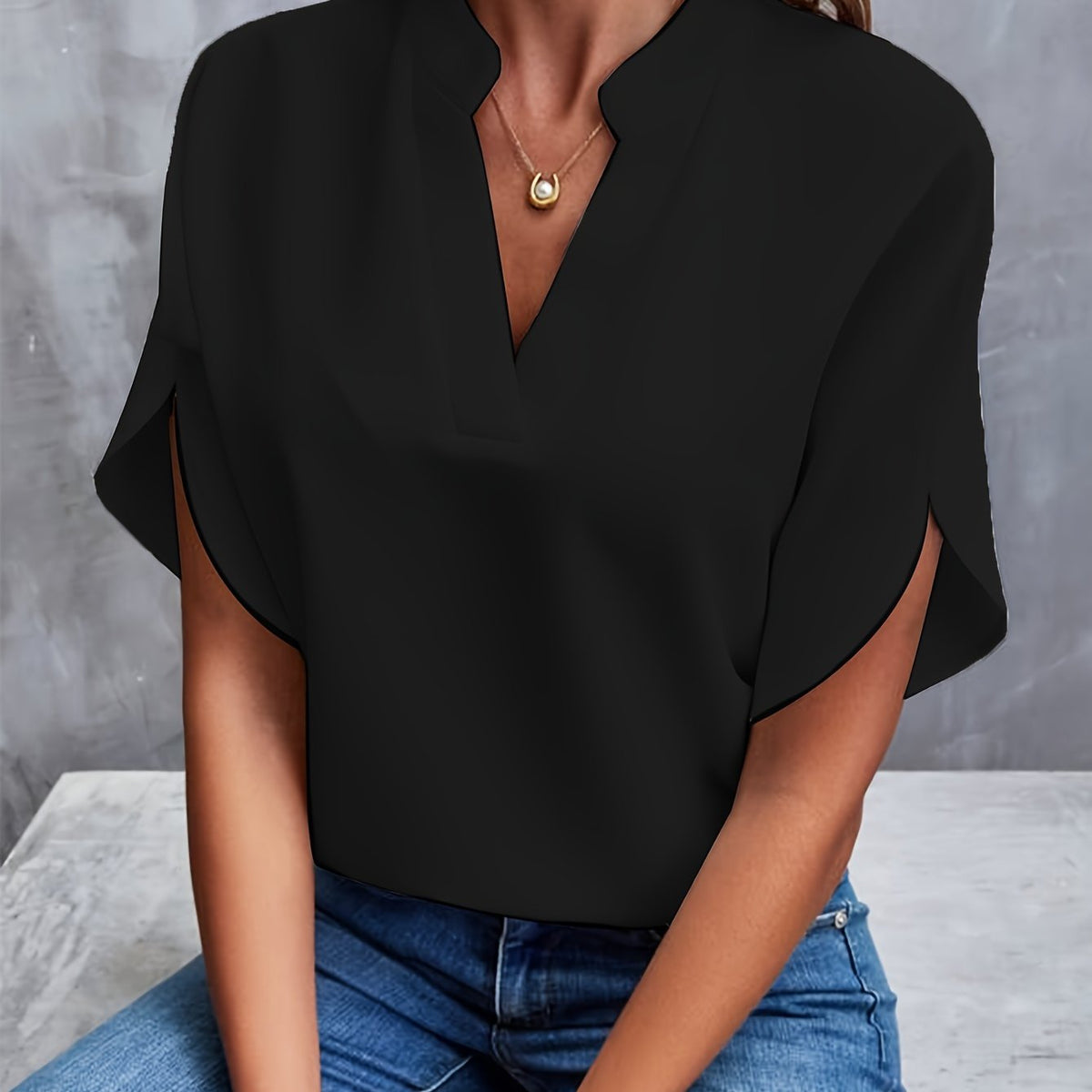 Vivian - Élégance Polyvalente Blouse
