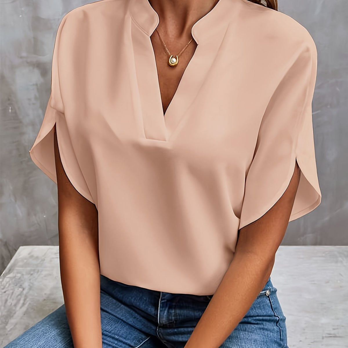 Vivian - Élégance Polyvalente Blouse
