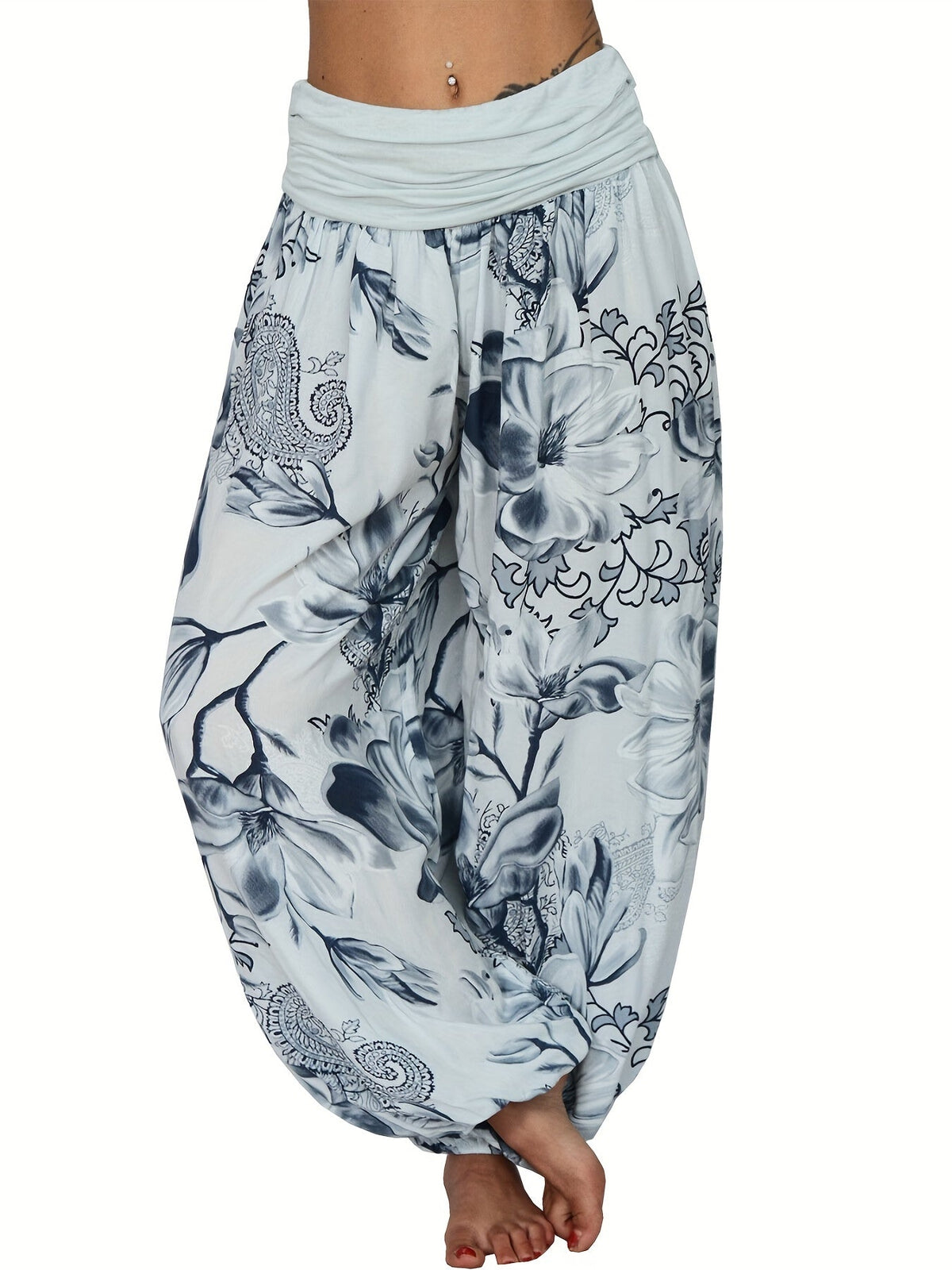 MOREAU LYON | PANTALONS FLORAUX POUR FEMMES