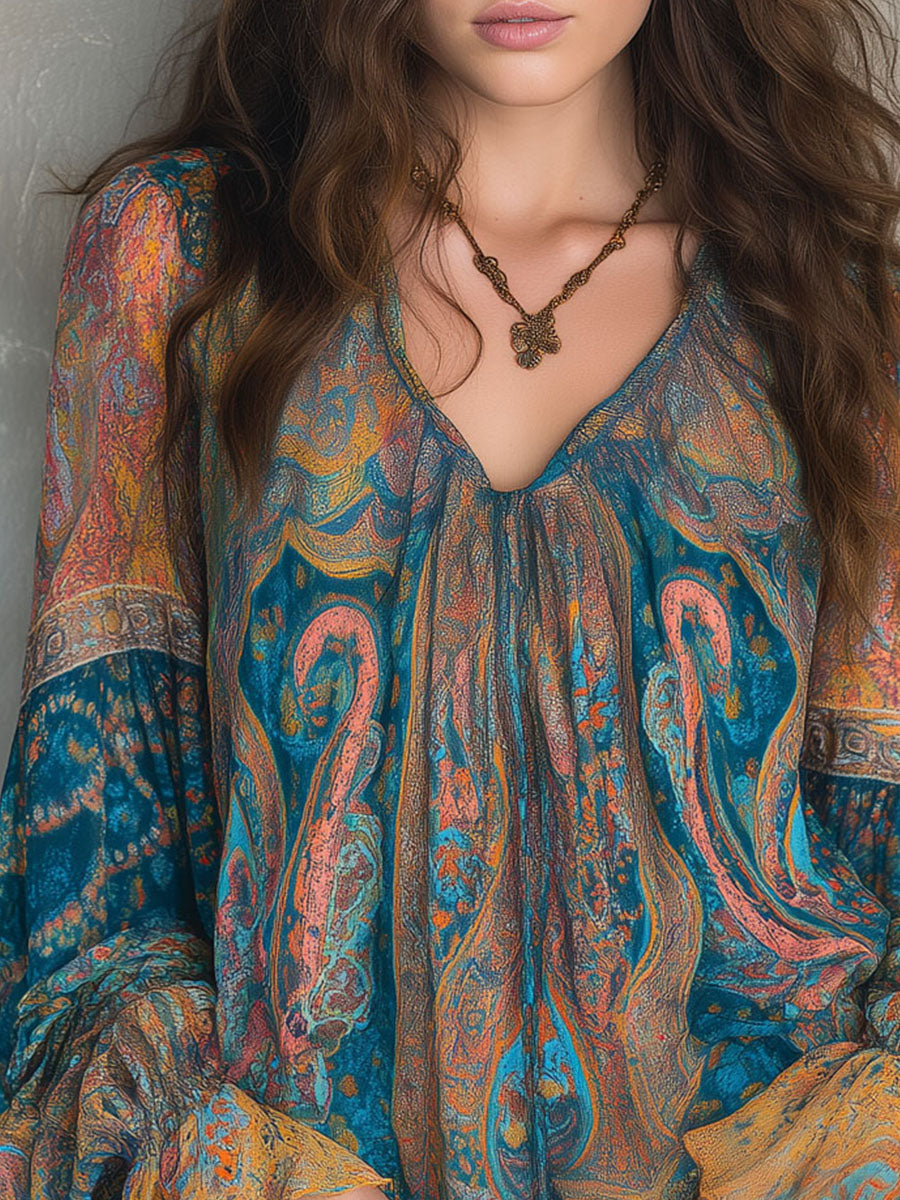 Sara - Blouse Bohémienne