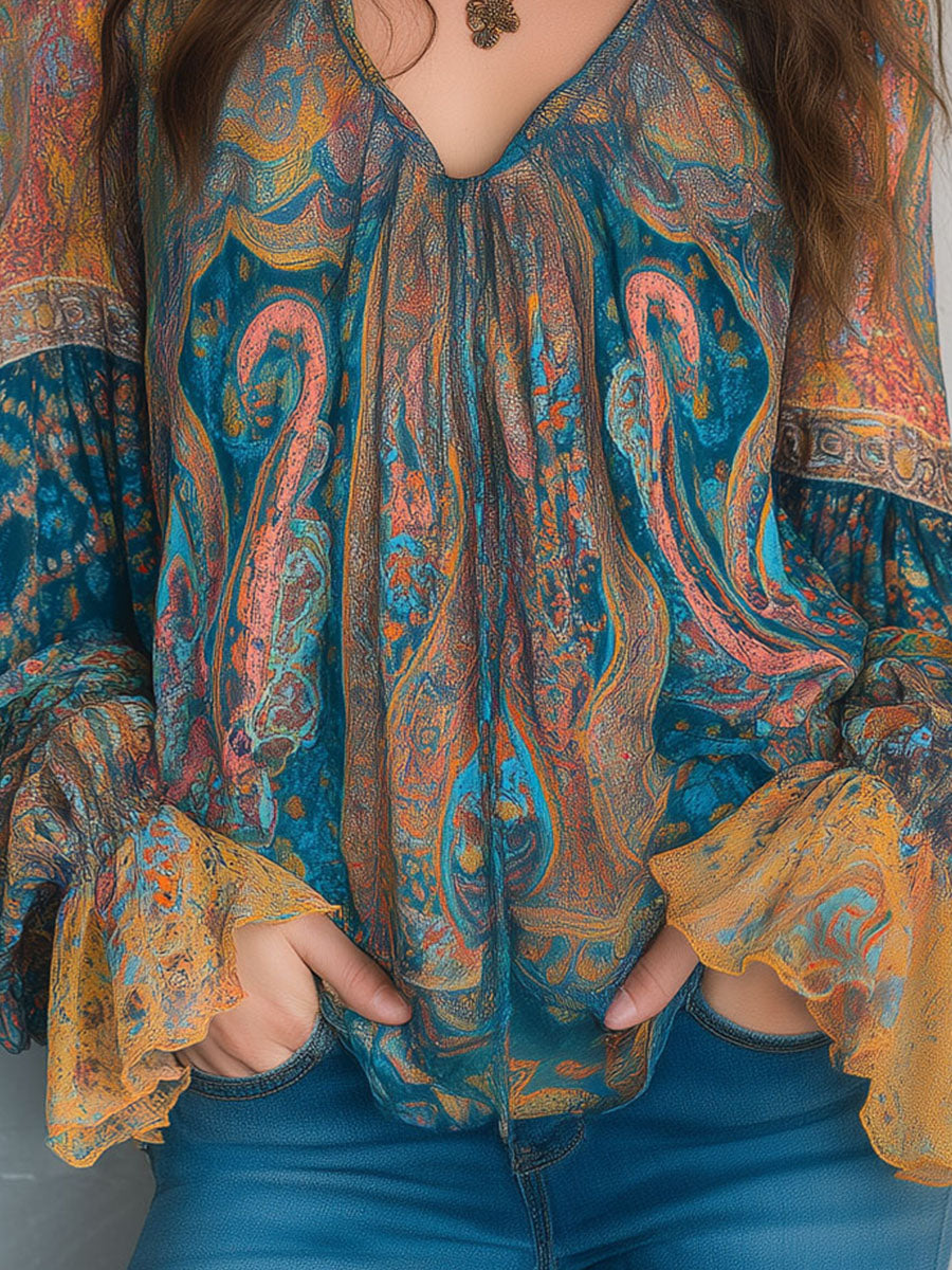 Sara - Blouse Bohémienne