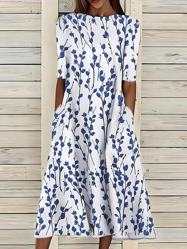 Maisonrivelle | Robe d'été Midi à imprimé floral Sela
