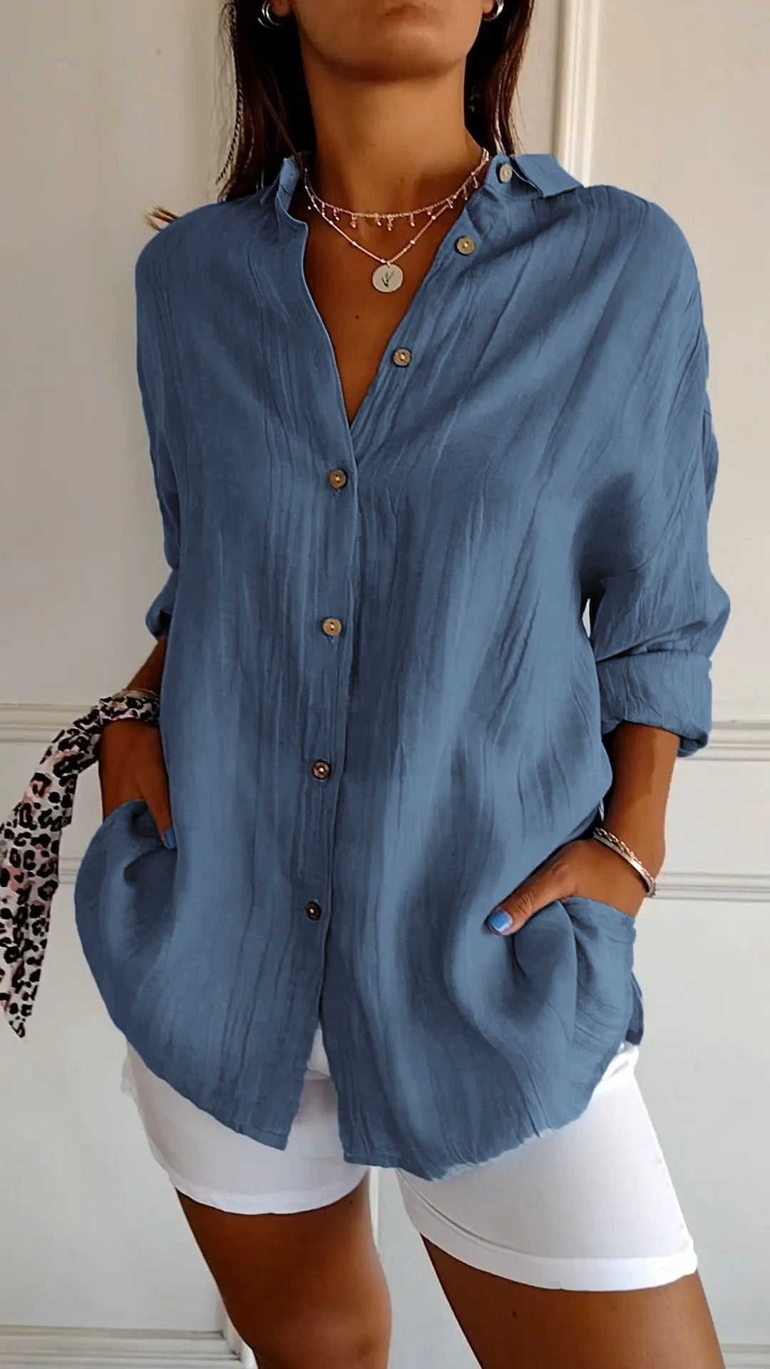 Kia - Blouse Oversized Élégante