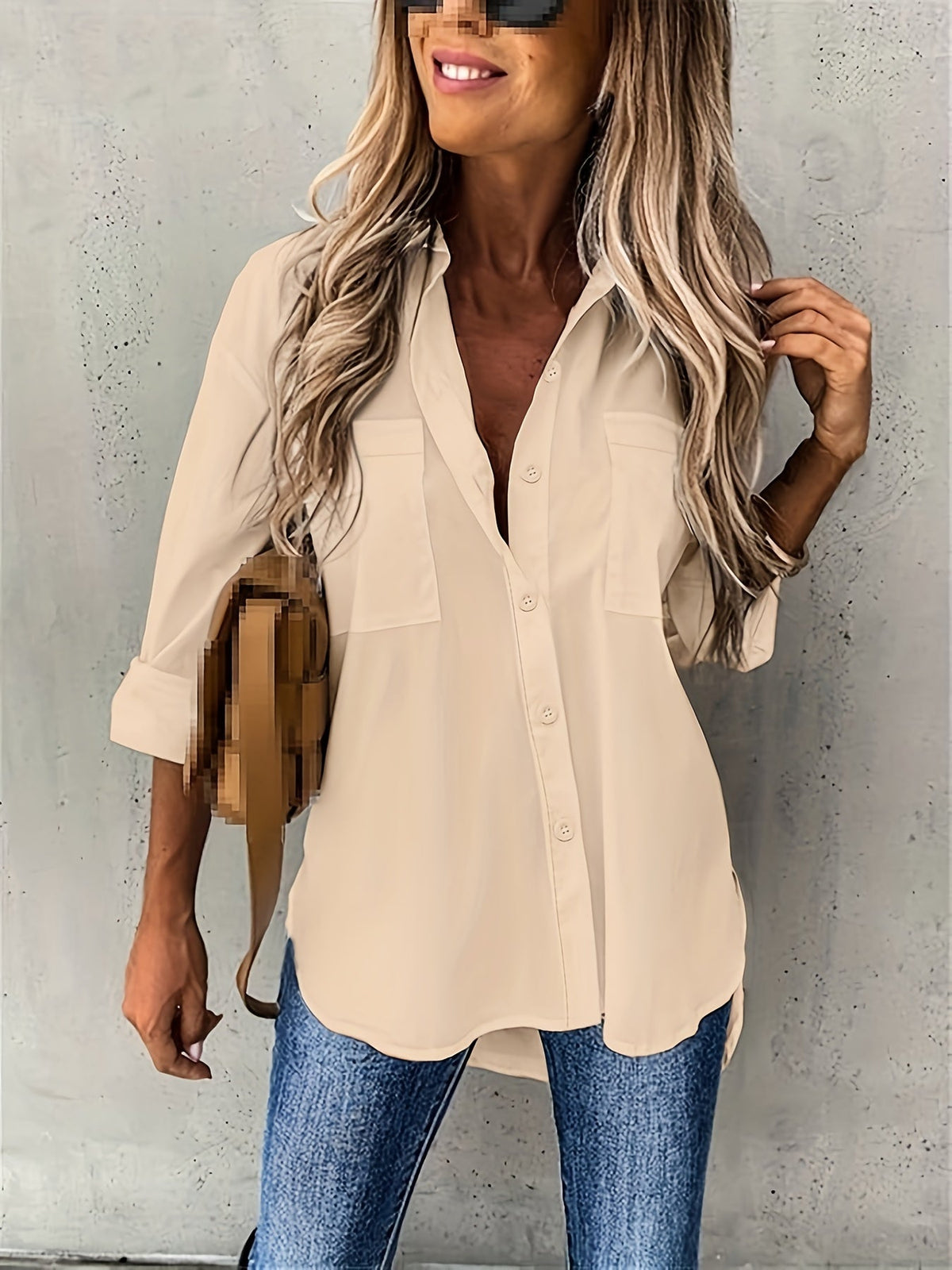 MOREAU LYON | BLOUSE À MANCHES CHIC QUOTIDIENNE POUR FEMMES